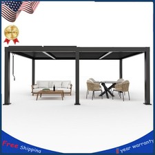 12x20ft louvered pergola - louvered,