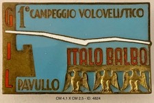 PAVULLO REGIA AERONAUTICA DISTINTIVO 1° CAMPEGGIO VOLO VELISTICO GIL ITALO BALBO