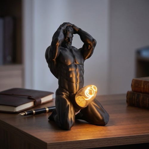 Scultura maschile muscolare