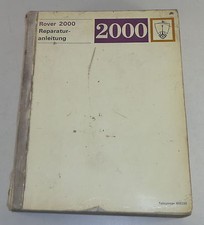 Manuale Officina/Manuale di Riparazione Rover 2000 P6 Stand 1968