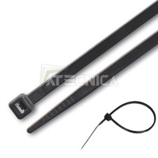 Fascette in nylon nero 100pz