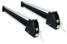 Portasci Auto SKI-LOCK 5 Per Barre Da Tetto 5 Paia Sci O 4 Snowboard argento