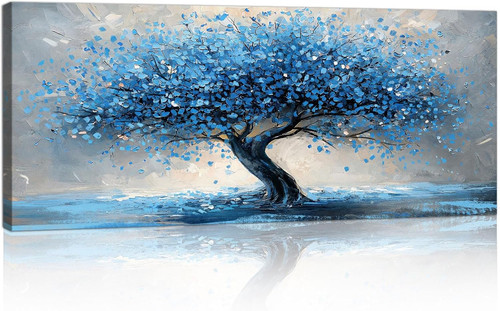 Grandi astratto blu grigio - blu,