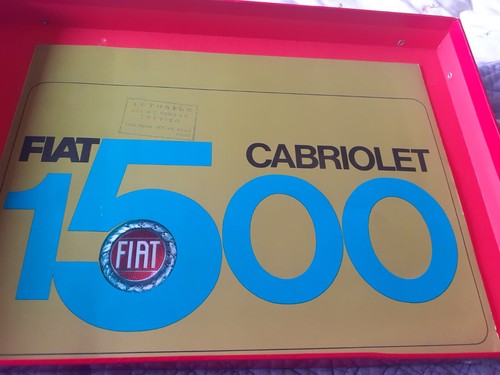 Depliant brochure fiat 1500 - depliant,