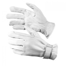  Guanti bianchi vera pelle