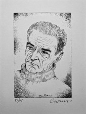 Bruno CARUSO, Acquaforte cm