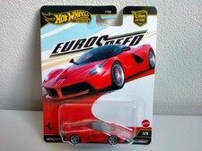 HOT WHEELS MATTEL REAL RIDERS 1/64 FERRARI LAFERRARI EURO SPEED CAR CULTURE 2025