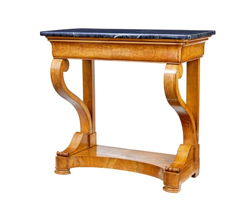Tavolo consolle piano marmo - consolle,