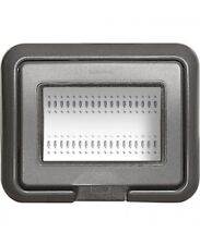 BTICINO COPERCHIO IDROBOX ANTRACITE IP55 503E 3 MODULI LIVING LIGHT LUNA 24603L