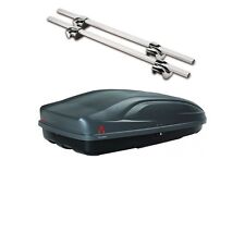 BOX PORTATUTTO ALL TIME 320+BARRE PORTATUTTO FIAT PANDA CON RAILS ANNO 2004