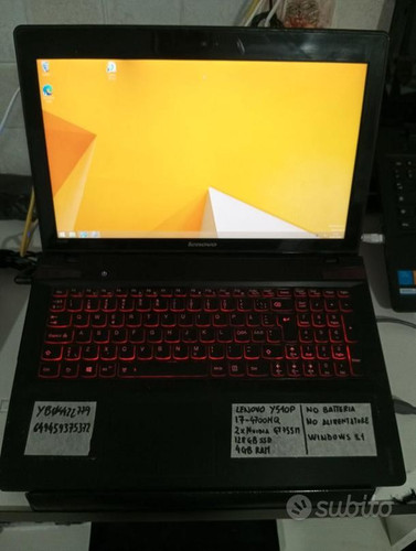 Laptop lenovo y510p - lenovo, gaming
