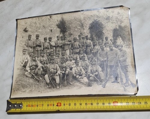 Antica foto militare primi - militare, 900