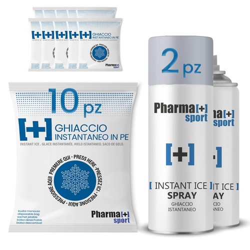 Kit ghiaccio sportivo - ghiaccio, 10+2