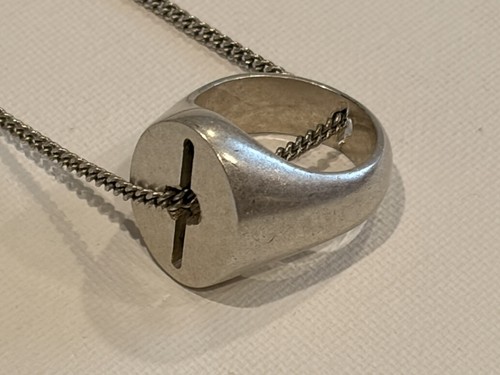 Collana ciondolo anello