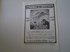 advertising Pubblicità 1926 CAMERA PATHE' BABY