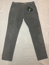 Jeans donna velluto grigio