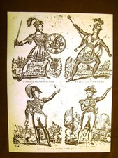 Costumi teatrali dell'800 e Maria Taglioni Stampa popolare inglese Inghilterra