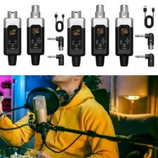 Microfono Trasmettitore Ricevitore Convertitore microfono Cordless microfonico