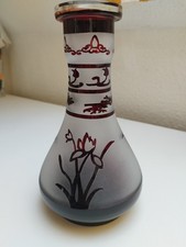 Raro vaso in vetro boemo /
