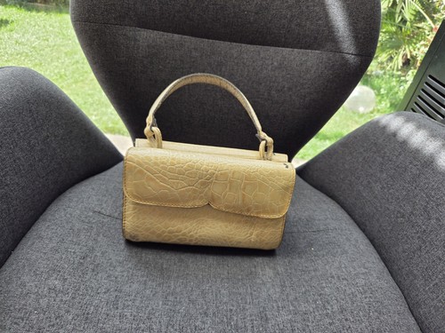 Borsa mano pelle vintage - a,