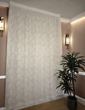 Tende arredamento su misura con fettuccia arricciatenda-bianco/tortora