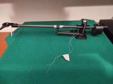 BRACCIO GIRADISCHI STAMPATO 3D CON CANNA IN CARBONIO DA 12 POLLICI.