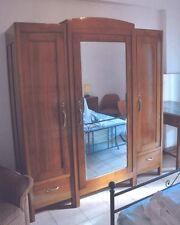 Camera Matrimoniale Vintage Anni '40 Impiallaciata in Noce