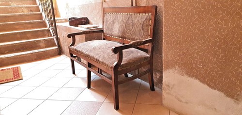 Divano noce epoca fine - divano, d'epoca