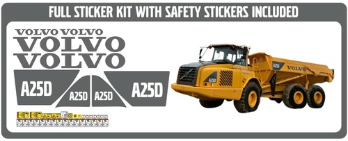 Kit decalcomanie volvo - volvo, a25d