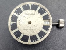 Orologio Vintage Uomo Caravelle Subacqueo Movimento Diavolo Subacqueo 666 Raro Quadrante 11UTCD