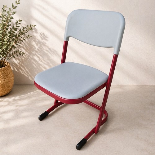 Sedia vintage rossa - , grigia