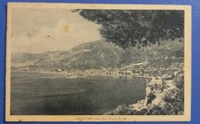 1940ca Mentone italiana (Imperia) - veduta dai Balzi Rossi
