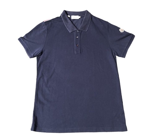 Polo moncler blu - blu, uomo