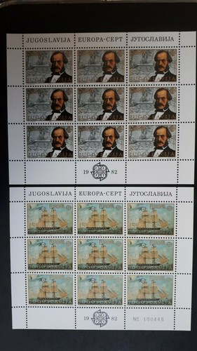 Lotto foglietti europa cept - lotto,