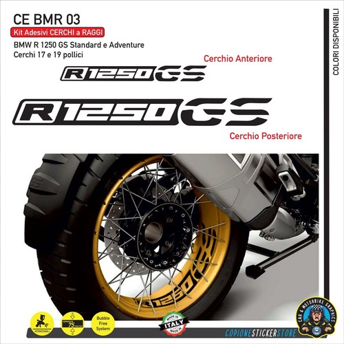 Adesivi cerchi ruote raggi - 2,