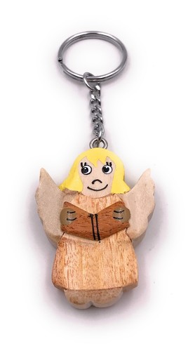 Fatto mano legno portachiavi - fatto,