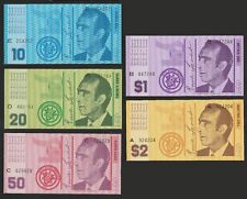 Australia Hutt River Province Set banconote corrente locale 1970 UNC non circolate