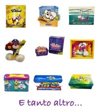 DIDDL vari gadget anni '90 scultura cartolina scatola orologio bicchiere astucci