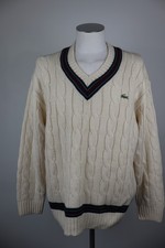 LACOSTE MAGLIONE MAGLIA UOMO TG. 6 MAN SWEATER VINTAGE CASUAL LANA WOOL ACRILICO