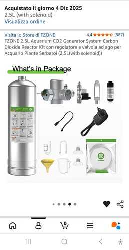 Impianto co2 acquario - co2,