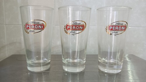 Bicchieri birra peroni - bicchieri,