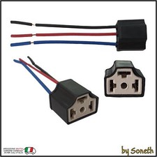 SPINA CONNETTORE PORTALAMPADA LAMPADINA FARO FENDINEBBIA PER KAWASAKI EN 500