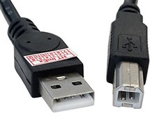 Drucker Scanner Anschluss USB Kabel kompatibel für Epson AcuLaser C1100, C4200