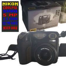 Nikon Coolpix 5000 set - 5 Mp 3x zoom fotocamera digitale 512 MB di memoria - perfetto
