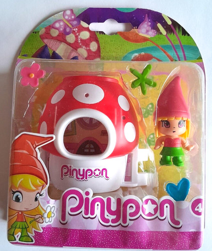 Pinypon elfo con casetta - -,