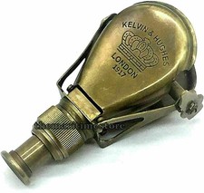 Monocolo vintage fatto a mano in ottone antico 1917 monocolo Kelvin & Hughes