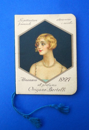 Calendarietto 1927 pettinature - calendarietto,