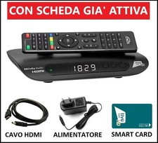 Decoder Satellitare Ufficiale Tivusat HD Tivu Sat Con Tessera Inclusa Tv Sat