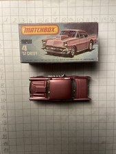 Macchinina Matchbox 75 New 4 - 57 Chevy 1979 England Con Scatola