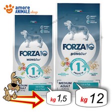 Forza10 Dog Monodiet → Pesce - Medium Adult - 1,5 / 12 kg - Crocchette per Cane